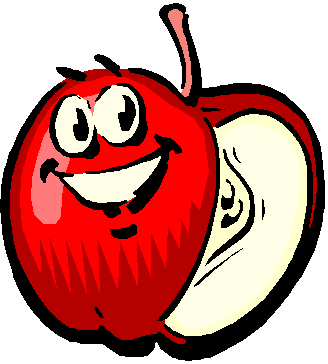 smiling apple