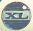 '64 Ford Galaxie XL wheel hub plastic car emblem